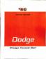 1968 Dodge Dart, Coronet, Charger Body, Chassis & Drivetrain Shop Manual