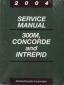 Chrysler 2004 300M, Concord and Intrepid Factory Service Manual & Supplement - Softcover