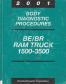 2001 Dodge BE/BR Ram Truck Body Diagnostic Procedures