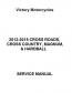 2012-2015 Victory Cross Roads, Cross Country, Magnum & Hardball Service Manual