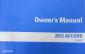 2022 Honda Accord Hybrid Owner's Manual
