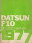 Datsun 1977 F10 Factory Service Manualâ–€- Softcover