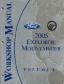 2005 Ford Explorer &  Mercury Mountaineer Workshop Manual - 2 Volume Set