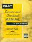 1976 GMC Service and Overhaul Manual Supplement Light Duty Trucks: Series 1500 thru 3500 Includes Jimmy, G and P Models