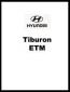 1997 Hyundai Tiburon Factory Electrical Troubleshooting Manual - ETM