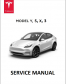 2012-2021 TESLA MODEL 3, X, Y, S. PLATINUM SERVICE, WIRING, & OPERATION MANUALS-USB