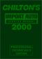 1996 - 2000 Chilton's Import Auto Service Manual, Shop Edition