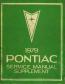 1979 Pontiac Service Manual Supplement