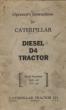 Caterpillar Diesel D4 Tractor Operator's Instructions