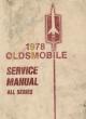 1978 Oldsmobile Factory Service Manual - All Series