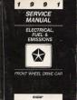1991 Chrysler/Dodge Front Wheel Drive Passenger Car Factory Electrical, Fuel