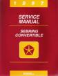1997 Chrysler Sebring Convertible Factory Service Manual