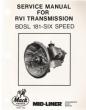 Mack Mid-Liner RVI Transmission BDSL 181 Six Speed Service Manual
