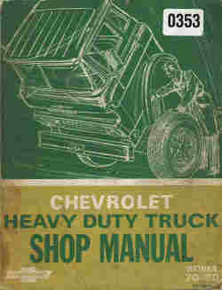 1969 Chevrolet Heavy Duty Trucks Shop Manual