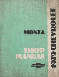 1979 Chevrolet Monza Shop Manual