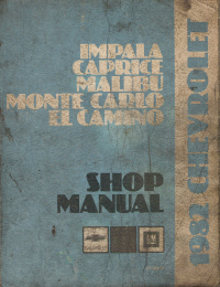 1982 Chevrolet Impala, Caprice, Malibu, Monte Carlo, El Camino Factory Shop Manual - Softcover