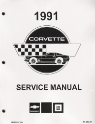 1991 Chevrolet Corvette Factory Service Manual - Reproduction