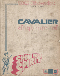 1982 Chevrolet Cavalier Factory Service Manual