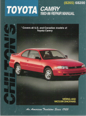 1983 - 1996 Toyota Camry, Chilton's Total Car Care Manual
