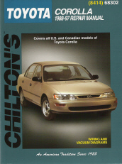 1988 - 1997 Toyota Corolla, Chilton's Total Car Care Manual