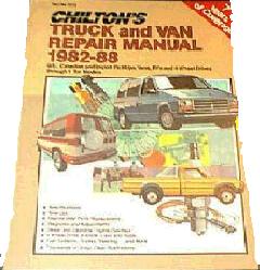 1982 - 1988 Chilton's Truck & Van Repair Manual