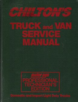1991 - 1995 Chilton's Truck, Van & SUV Service Manual , Shop Edition