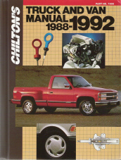 1988 - 1992 Chilton's Truck & Van Repair Manual