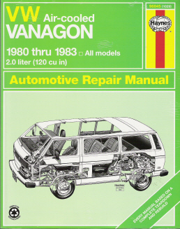 1980 - 1983 VW Air-Cooled Vanagon Haynes Repair Manual 