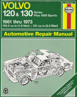 1961 - 1973 Volvo 120 130 & 1800 Sports Haynes Repair Manual 