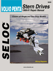 1968 - 1991 Volvo Penta All Gas Single & Duo Prop Stern Drive Repair Manual