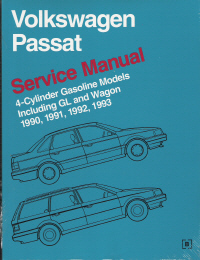 1990 - 1993 Volkswagen Passat, Passat GL & Wagon Original Factory Repair Manual